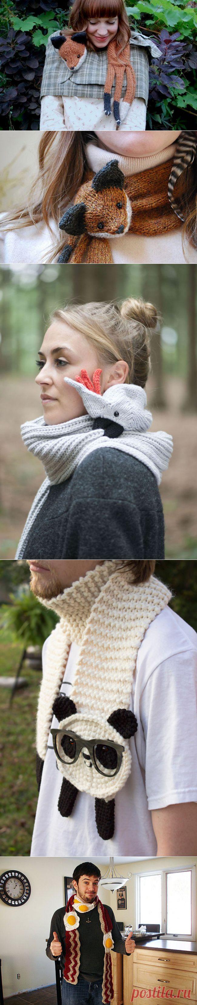 Эти вязаные шарфы — настоящий улет! | Prikolisti.com