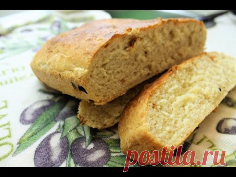 Хлеб луковый ароматный. Рецепт дрожжевого теста для пышной пиццы