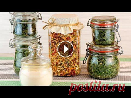 Универсальная сухая ароматная приправа из овощей и зелени! Сушеный чеснок! Сухой овощной бульон! ▶️ Подробнее о дегидраторах RawMid ➫ ❗️ Купон на скидку 5% - DINA...