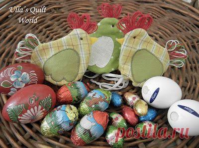 Пасхальные цыплята-мешочки от Ulla Niemela. С выкройкой!.