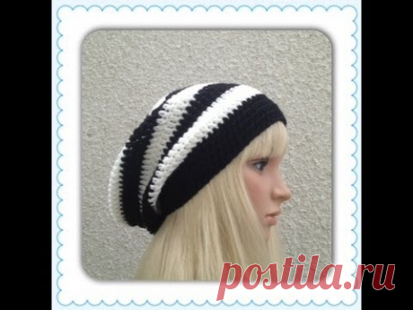 How to Crochet a Slouchy Hat Pattern #10 │by ThePatterfamily