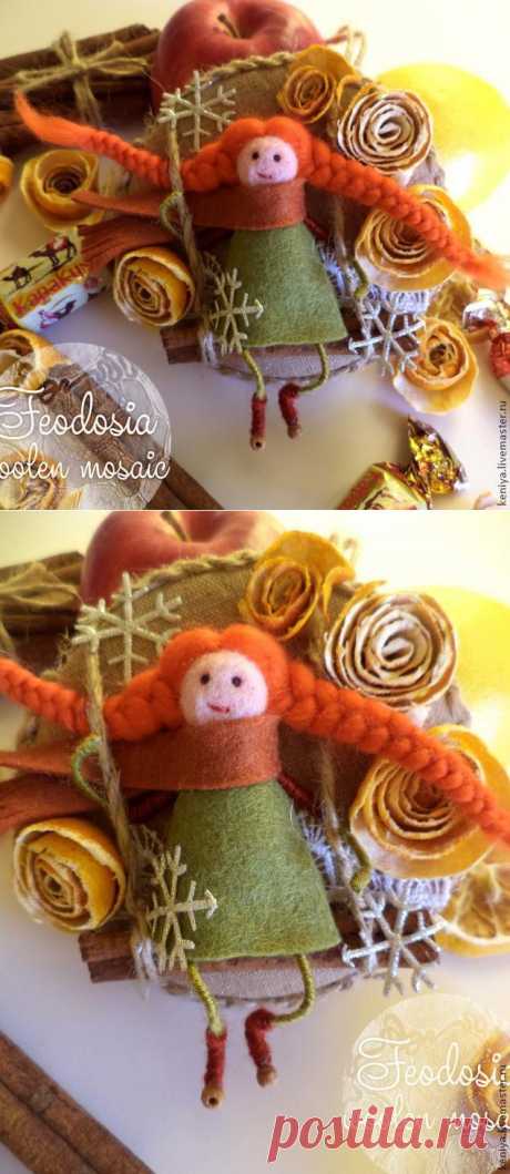 Новогодние украшения: Истории из жизни маленьких человечков - Ярмарка Мастеров - ручная работа, handmade