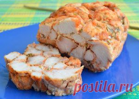Мясной мраморный орех из индейки:Рецепт №1