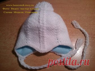 Мастер-класс Шапочка для новорожденного на чулочных спицах - Клуб рукоделия «Золотые ручки»