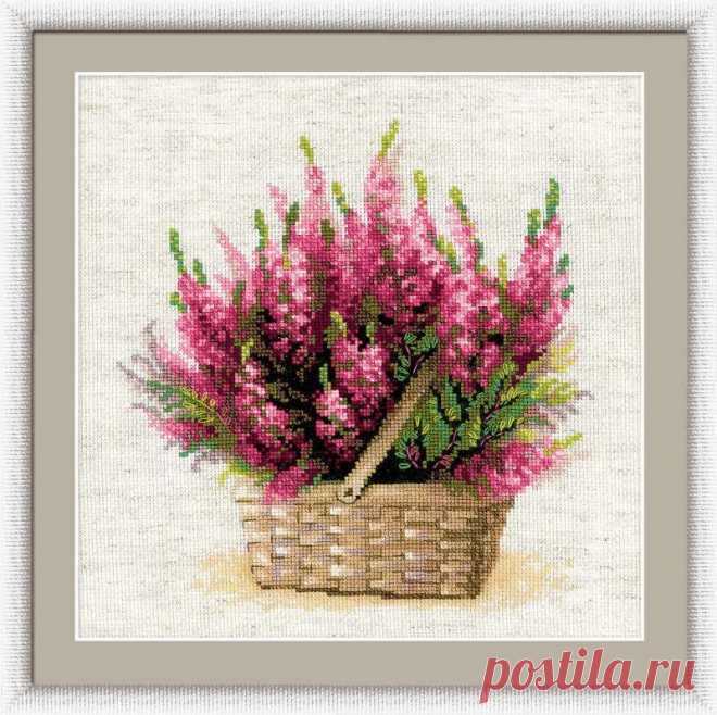 Шотландский вереск (арт.1324 Риолис) купить в Stitch и Крестик