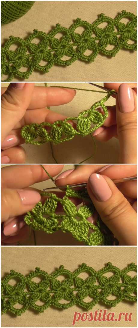 Crochet Easy Ribbon Lace - ilove-crochet