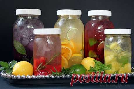 Как приготовить вкусную фруктовую воду.