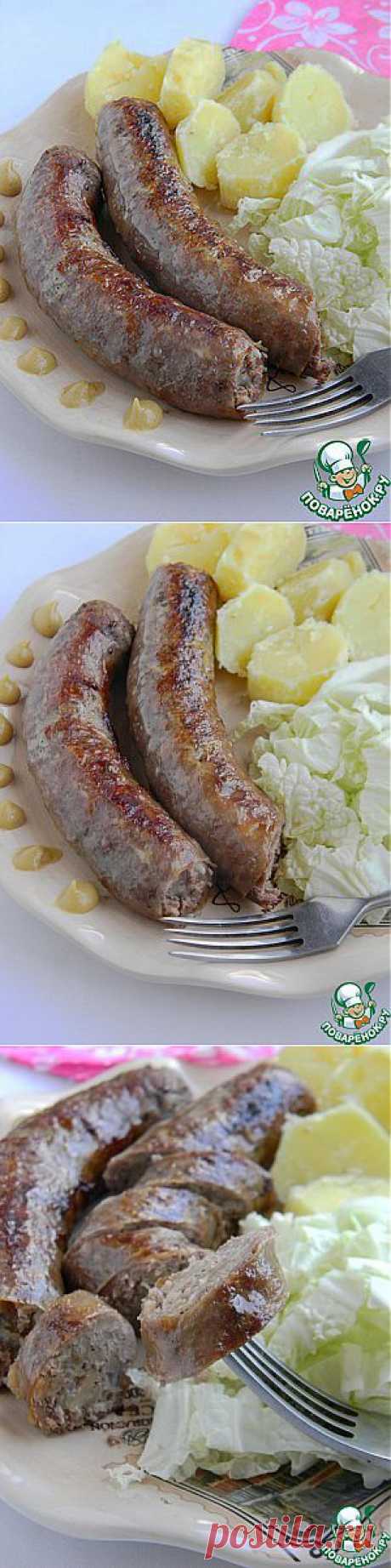 Домашние колбаски с сыром и грибами - кулинарный рецепт