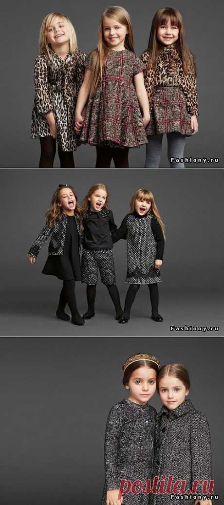 Dolce &amp; Gabbana Bambino осень-зима 2014 / купить ткань дольче габбана