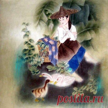 Картинки винтажные. Китай