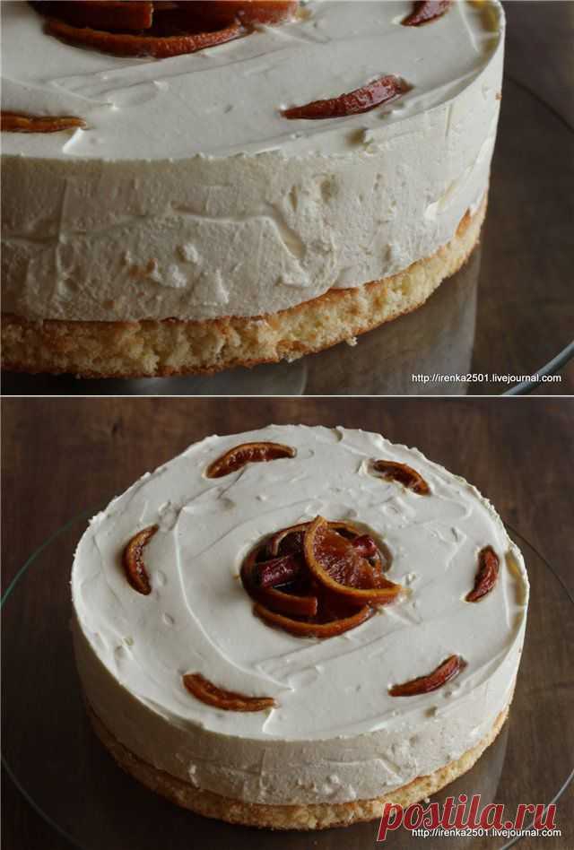 Чай и разговоры - Gâteau à la mousse d'orange - Торт с апельсиновым муссом