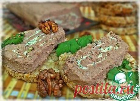 Рулет из фасолевого паштета с орехами - кулинарный рецепт