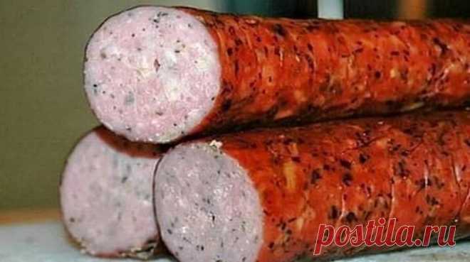 Домашняя куриная колбаска - полезные для вашей семьи - Закуски | Люблю готовить