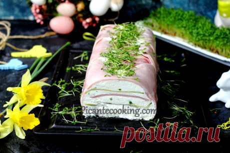 Сметанний террін з шинкою | Picantecooking