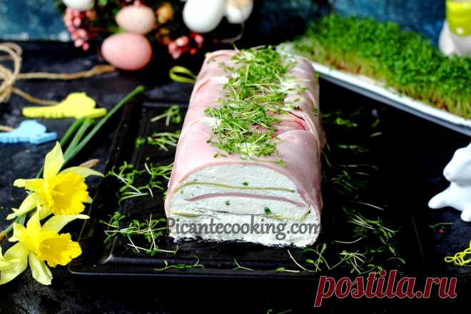 Сметанний террін з шинкою | Picantecooking