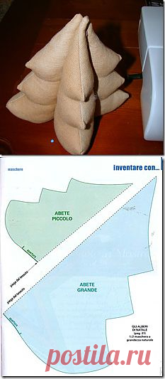 Christmas Craft идеи: шитье елки учебник | сделать ручной работы, вязание крючком, ремесло