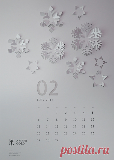 CUT OUT / wall calendar on Behance