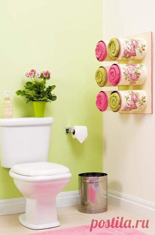 комфортное обустройство туалетной комнаты