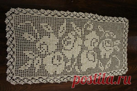 Филейная дорожка крючком | CityWomanCafe.com