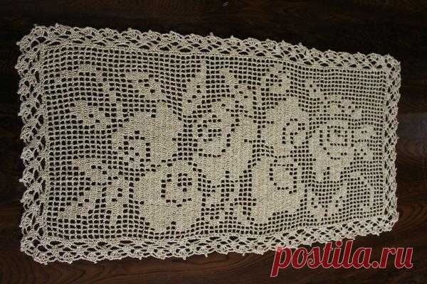 Филейная дорожка крючком | CityWomanCafe.com