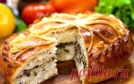 Как приготовить курник с шампиньонами