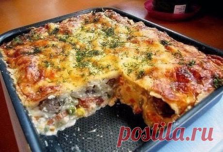 Запеканка с курицей и овощами ! ПАЛЬЧИКИ ОБЛИЖЕШЬ !