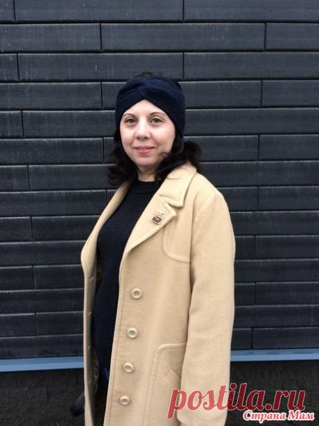 Повязка-чалма на голову спицами. Видео МК от anait vyzanka. / Страна Мам