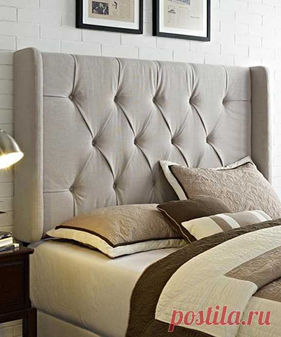 Pulaski Taupe Tufted Panel Headboard | zulily