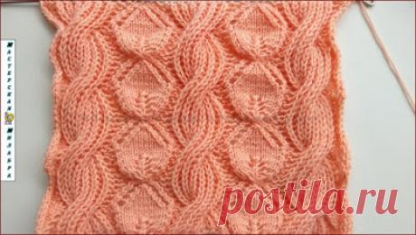 Узор спицами № 136 - Мастерская "Милабра"