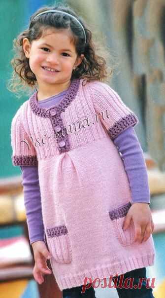 ПЛАТЬЕ-ТУНИКА С КАРМАШКАМИ