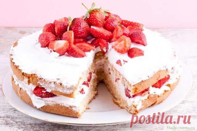Легкий летний тортик - Рецепты с указанием калорий от Daily-menu.ru