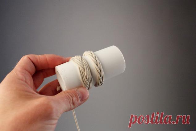 Плетение декоративного узла «Турецкая голова»