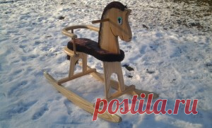 деревянные игрушки качалки ручной работы — Своими руками