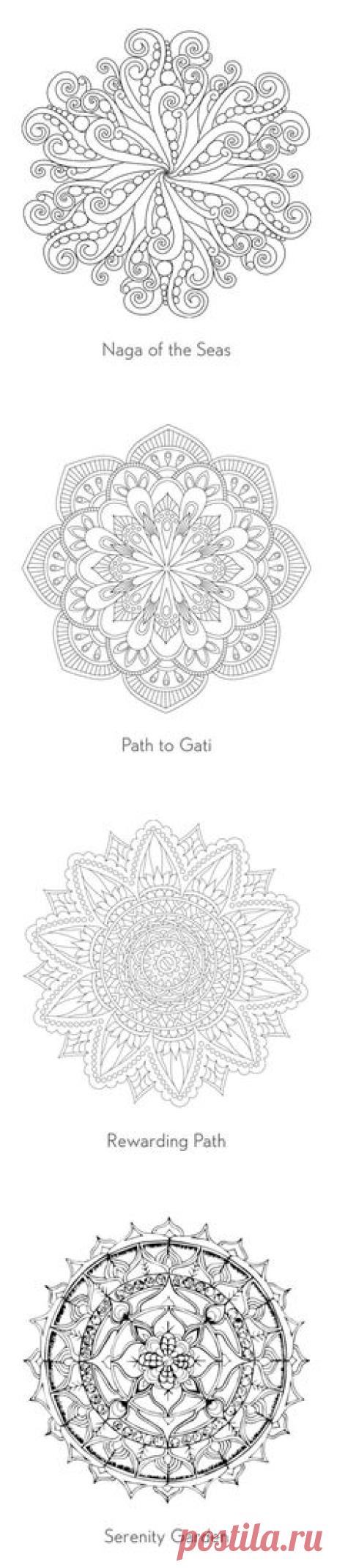 Over 60 free coloring pages of mandalas!