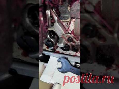 Como poner  a tiempo el luper de la puntada de seguridad con la aguja.