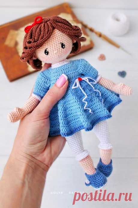 Crochet Pattern Doll with clothes, crochet doll with outfit, amigurumi doll pattern