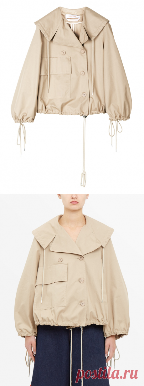 See By Chloé Cropped Cotton Jacket - Shop Online at Style.com