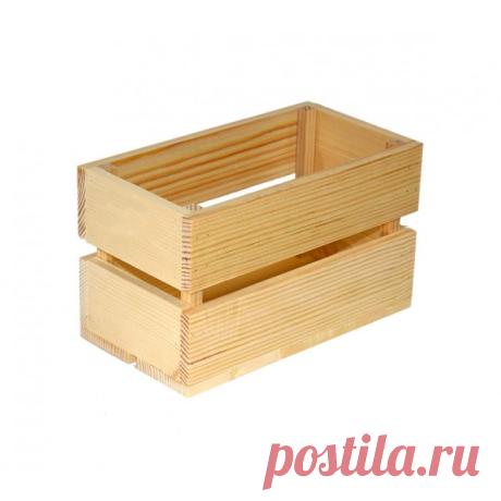 Деревянный реечный ящик для цветов купить в интернет-магазине