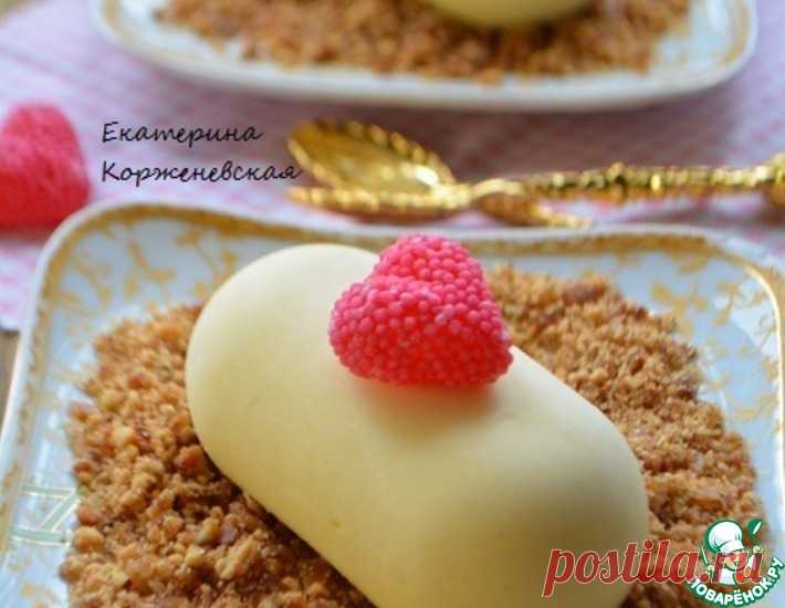 Манговое парфе с миндальным грильяжем – кулинарный рецепт