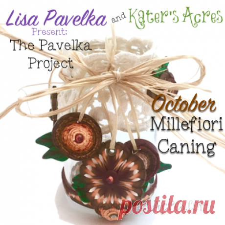 October Pavelka Project: Making Canes - KatersAcres This polymer clay tutorial is for the October 2015 #PavelkaProject and features the making of millefiori canes and the assembly of a fall centerpiece.