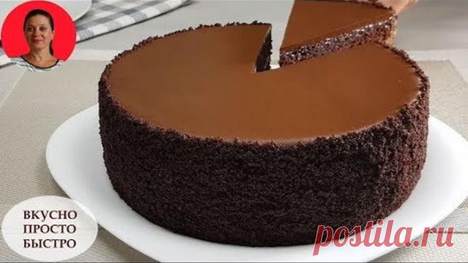 Любимый Торт ШОКОЛАДНЫЙ БАРХАТ ✧ Невероятно просто и легко готовится ✧ SUBTITLES | OK.RU
