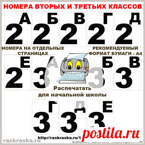 ЦИФРЫ для распечатки на принтере. Раскраски цифр. Арабские и римские цифры. Конвертер чисел.