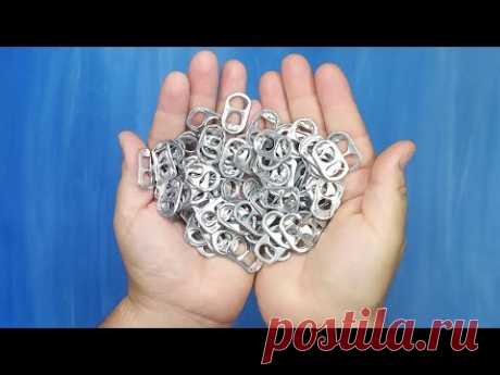¿¡Volverás a guardar las anillas de las  latas?