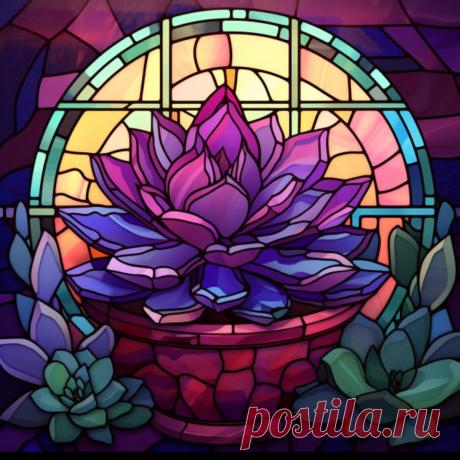 Suculenta púrpura vidriera adhesiva Suculenta morada oscura en maceta Película de vidriera - Etsy Chile