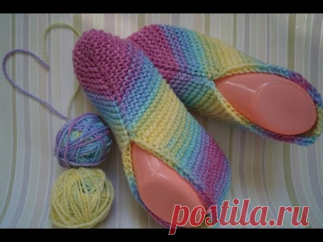 Самые простые тапочки 🙂 №3