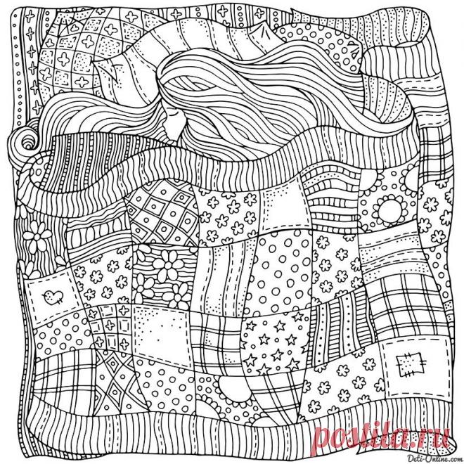 Зима в раскрасках для взрослых - 6 шаблонов для творчества