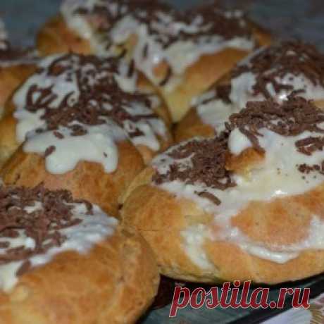 Любимые пирожные к чаю с кремом. Супер десерт