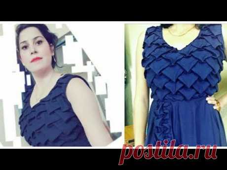 Smocking design FROCK dress - YouTube