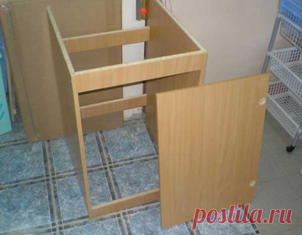 Как сделать тумбу под раковину своими руками в ванной — пошаговое видео и фото