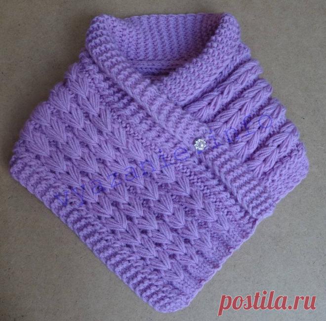 Самые простые и универсальные снуды-манишки | Дневник вязальщицы | Дзен